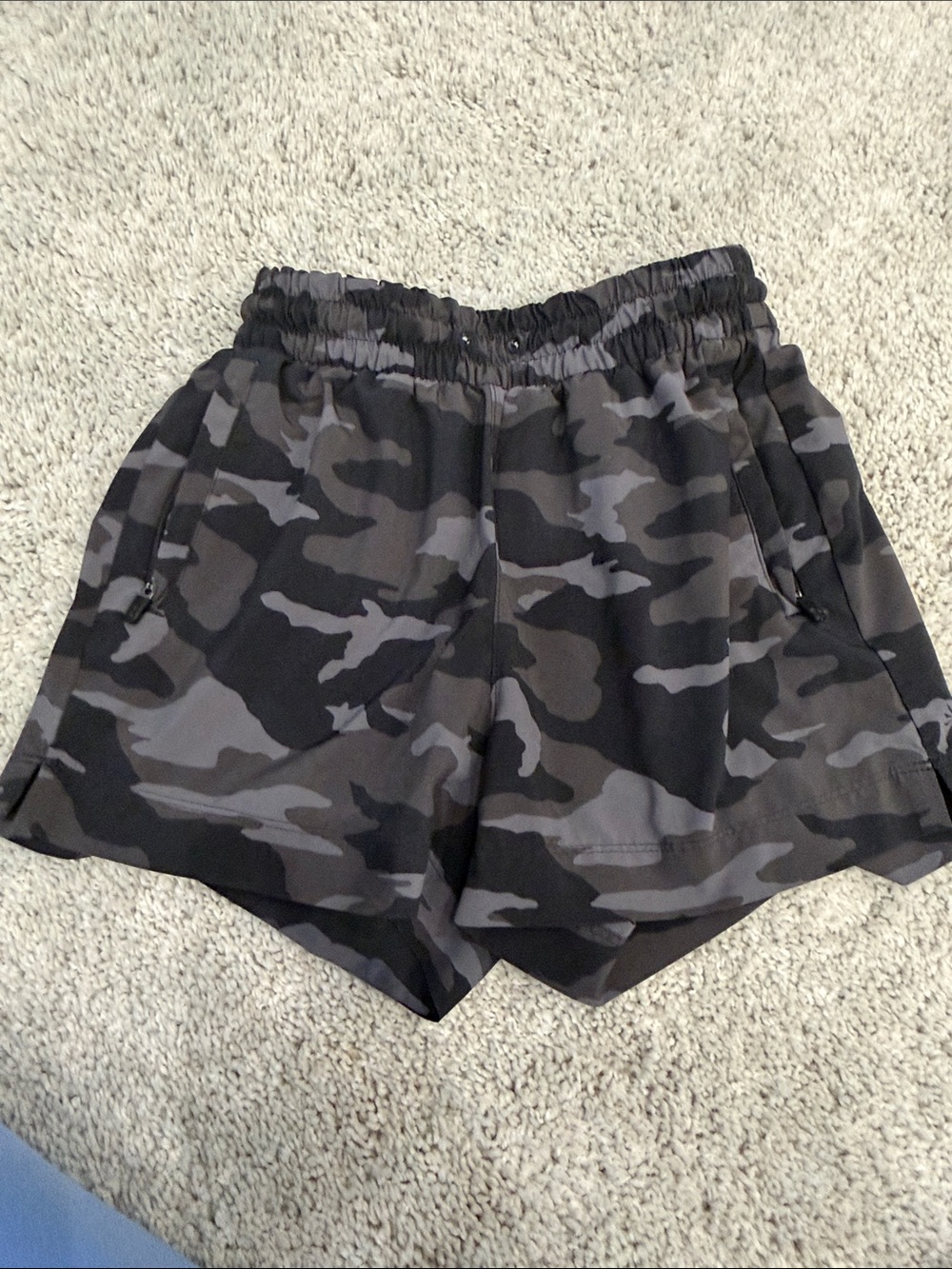 Lightweight camo shorts
